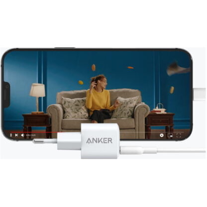 Anker USB-C pikalaturi 20W valkoinen 6