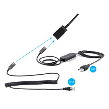 Sandberg USB+RJ11 Headset Pro Stereo 3