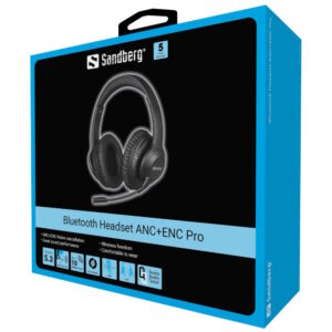 Sandberg Bluetooth Headset ANC+ENC Pro