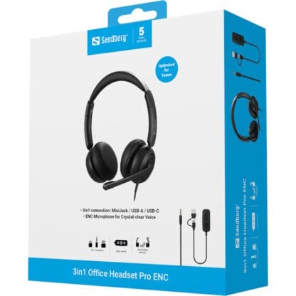 Sandberg 3in1 Office Headset Pro ENC 8