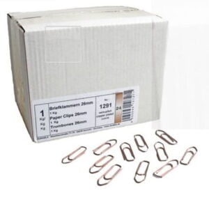Durable paperiliitin 26mm kupari terävä, 1kg