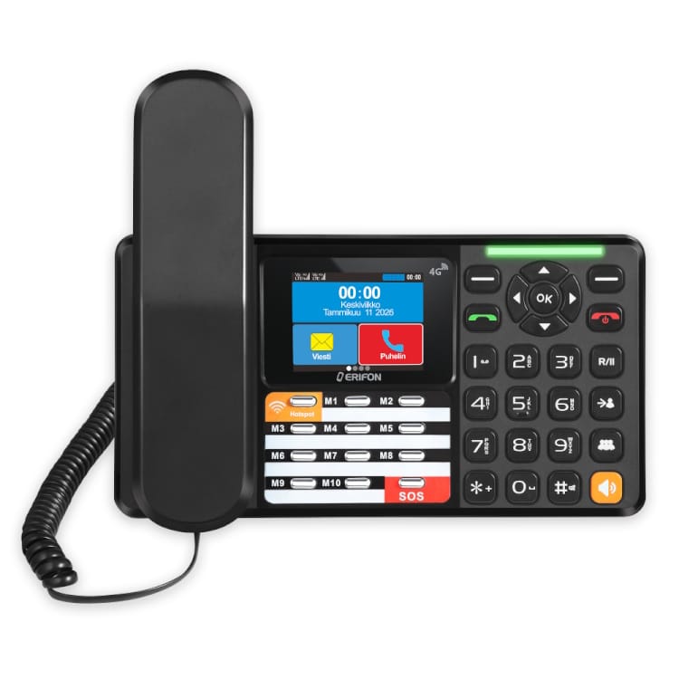 ERIFON 4G DUKE PLUS Pöytä GSM Puhelin 2 ERIFON 4G DUKE PLUS Pöytä GSM Puhelin 2