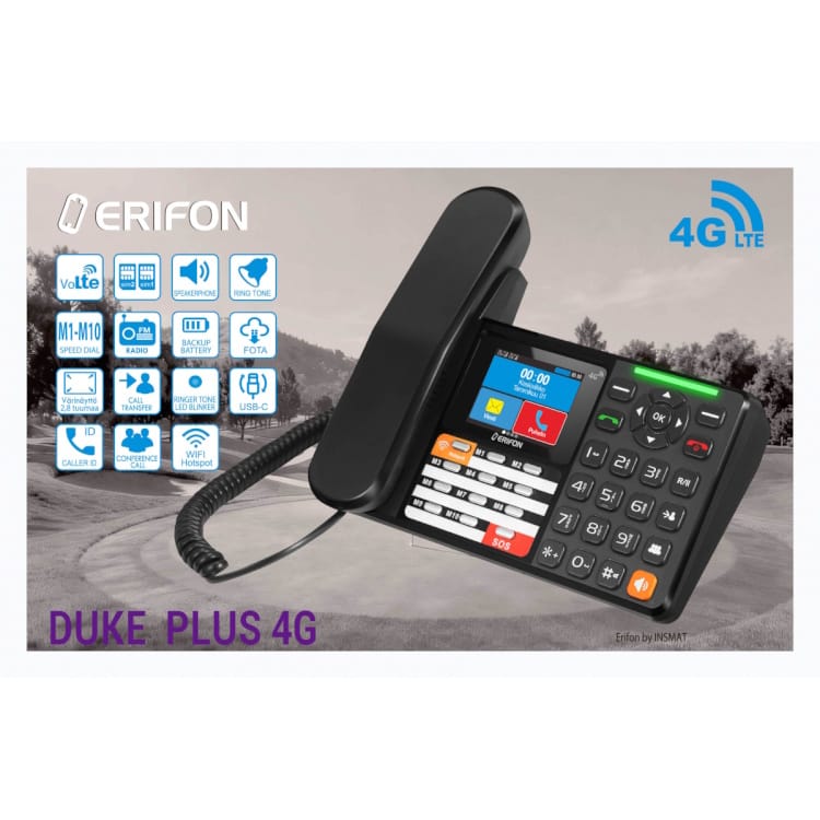 ERIFON 4G DUKE PLUS Pöytä GSM Puhelin 4 ERIFON 4G DUKE PLUS Pöytä GSM Puhelin 4