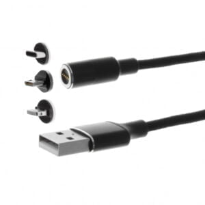 Insmat 3in1 usb-kaapeli 1m magneettipäillä