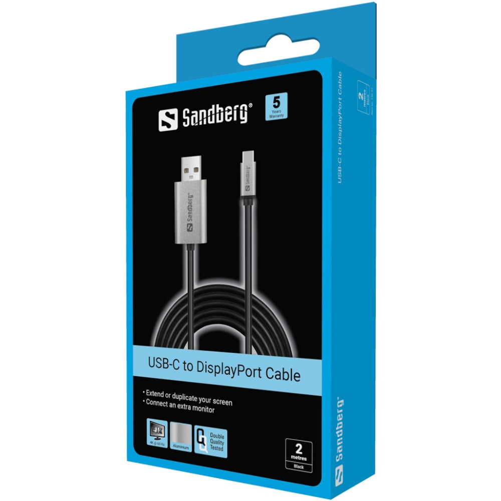 Sandberg USB-C to DisplayPort Cable 2M