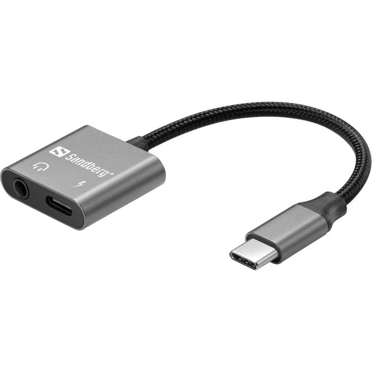 Sandberg USB-C Audio Adapter PD65W 3 Sandberg USB-C Audio Adapter PD65W 3