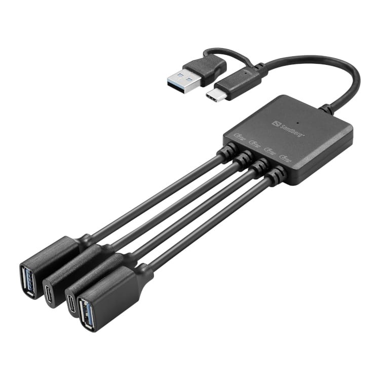 Sandberg USB-C/A to 2A+2C Splitter 4 Sandberg USB-C/A to 2A+2C Splitter 4