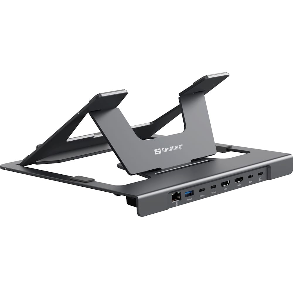 Sandberg USB-C 8in1 Laptop Stand Dock 2 Sandberg USB-C 8in1 Laptop Stand Dock 2