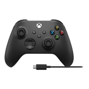 Microsoft Xbox -langaton peliohjain + USB-C -kaapeli musta