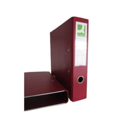Mappi Q-Connect+ 750 A4 metallivahvike viininpunainen 2