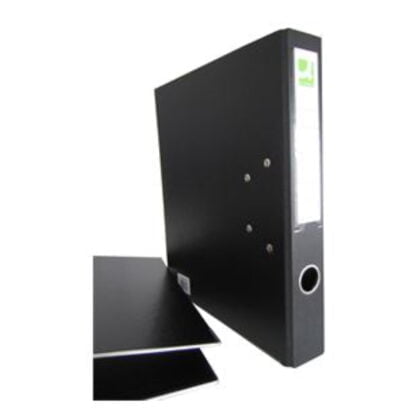 Mappi Q-Connect+ 500 A4 metallivahvike musta 2
