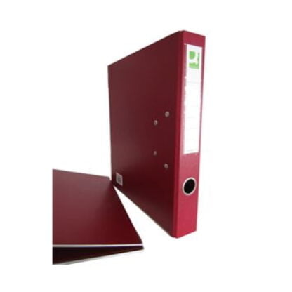 Mappi Q-Connect+ 500 A4 metallivahvike viininpunainen 2