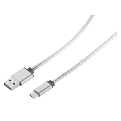ITT USB-C kaapeli 1m hopea 2