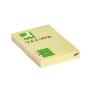 Viestilappu Q-Connect 51x76mm keltainen
