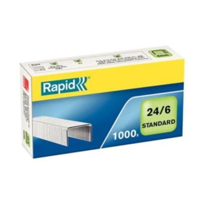 Rapid Standard 24/6 galvanoitu niitti (1000 kpl) 2