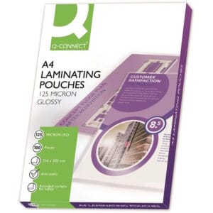 Laminointitasku Q-CONNECT A4 2x125mic kirkas 5