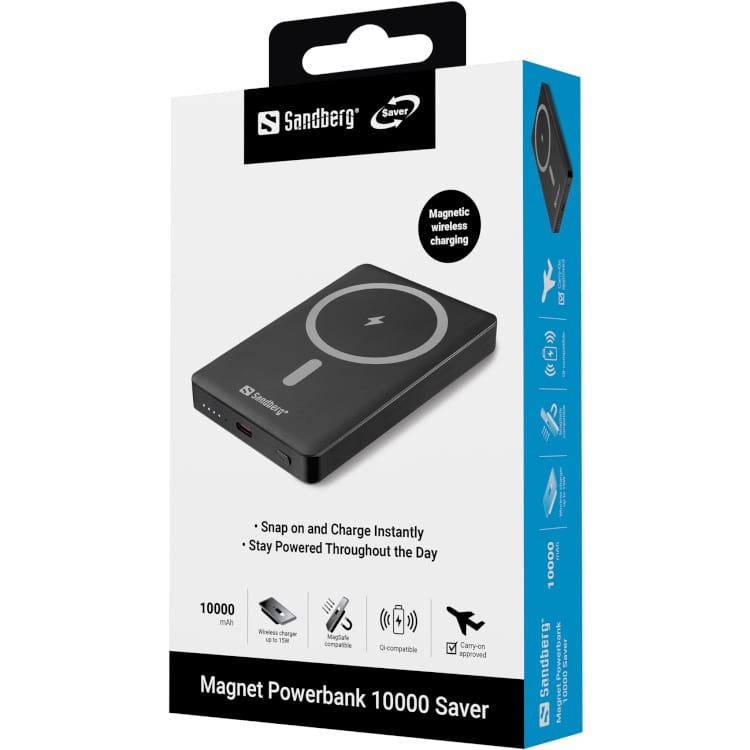 Sandberg Magnet Powerbank 10000 Saver 6 Sandberg Magnet Powerbank 10000 Saver 6