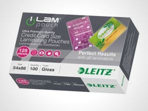Leitz laminointitasku 54*86mm 125mic (100)