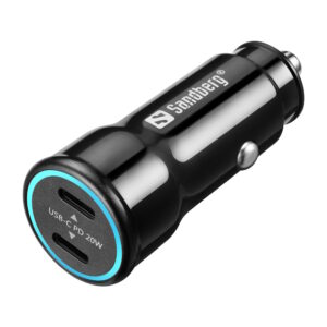 Sandberg Car Charger 2xUSB-C PD40W Saver Sandberg Car Charger 2xUSB-C PD40W Saver