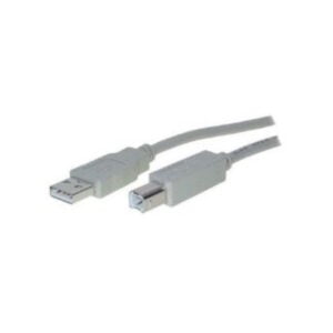 USB 2.0 tulostinkaapeli 3m harmaa