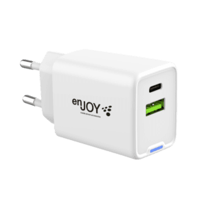 ENJOY 45W pikaverkkolaturi (QC, PD) kahdella portilla 2