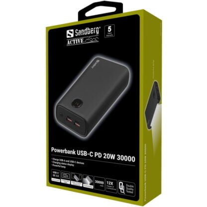 Sandberg Powerbank USB-C PD 20W 30000 5