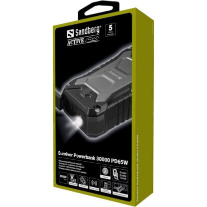 Sandberg Survivor Powerbank 30000 PD65W 2