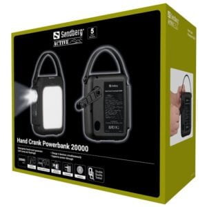 Sandberg Hand Crank Powerbank 20000mAh 12