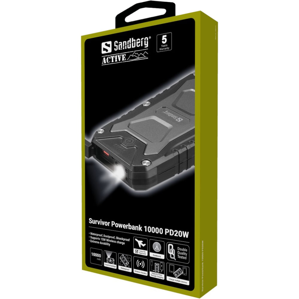 Sandberg Survivor Powerbank 10000 PD20W