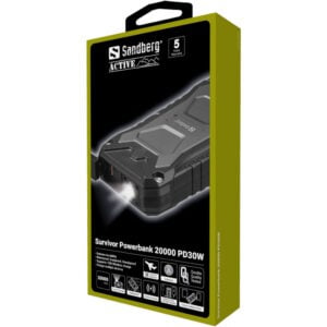 Sandberg Survivor Powerbank 20000 PD30W
