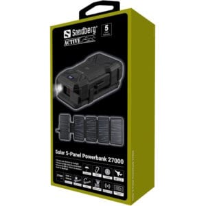 Sandberg Solar 5-Panel Powerbank 27000