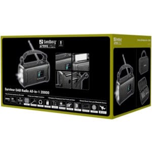 Sandberg Survivor DAB Radio All-in-1 20000 Sandberg Survivor DAB Radio All-in-1 20000