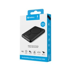 Sandberg SemiSolidState Magnet Powerbank 5000