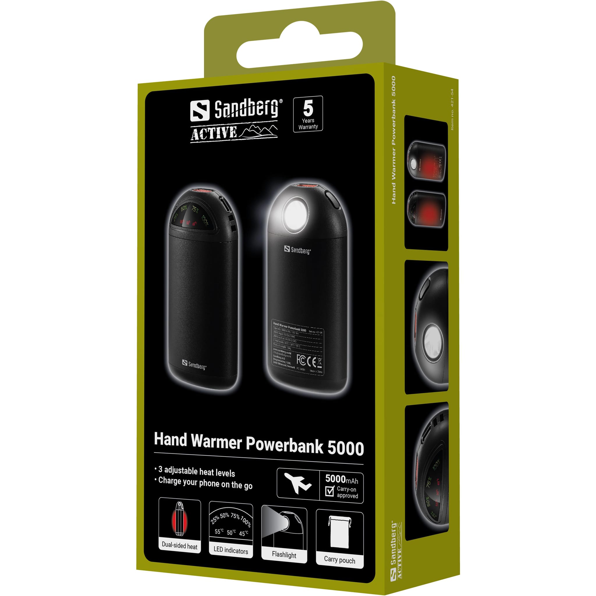 Sandberg Hand Warmer Powerbank 5000 2 Sandberg Hand Warmer Powerbank 5000 2