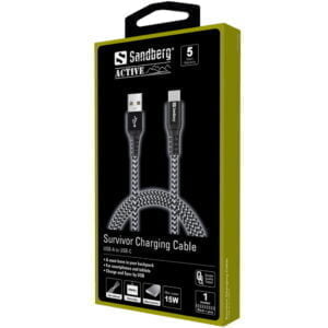 Sandberg Survivor USB-C- USB-A Cable 1m