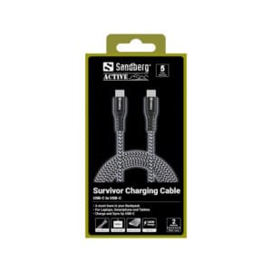 Sandberg Survivor USB-C Cable 2m 100W