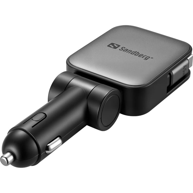 Sandberg Car Charger 3in1 72W FlexCable 7 Sandberg Car Charger 3in1 72W FlexCable 7