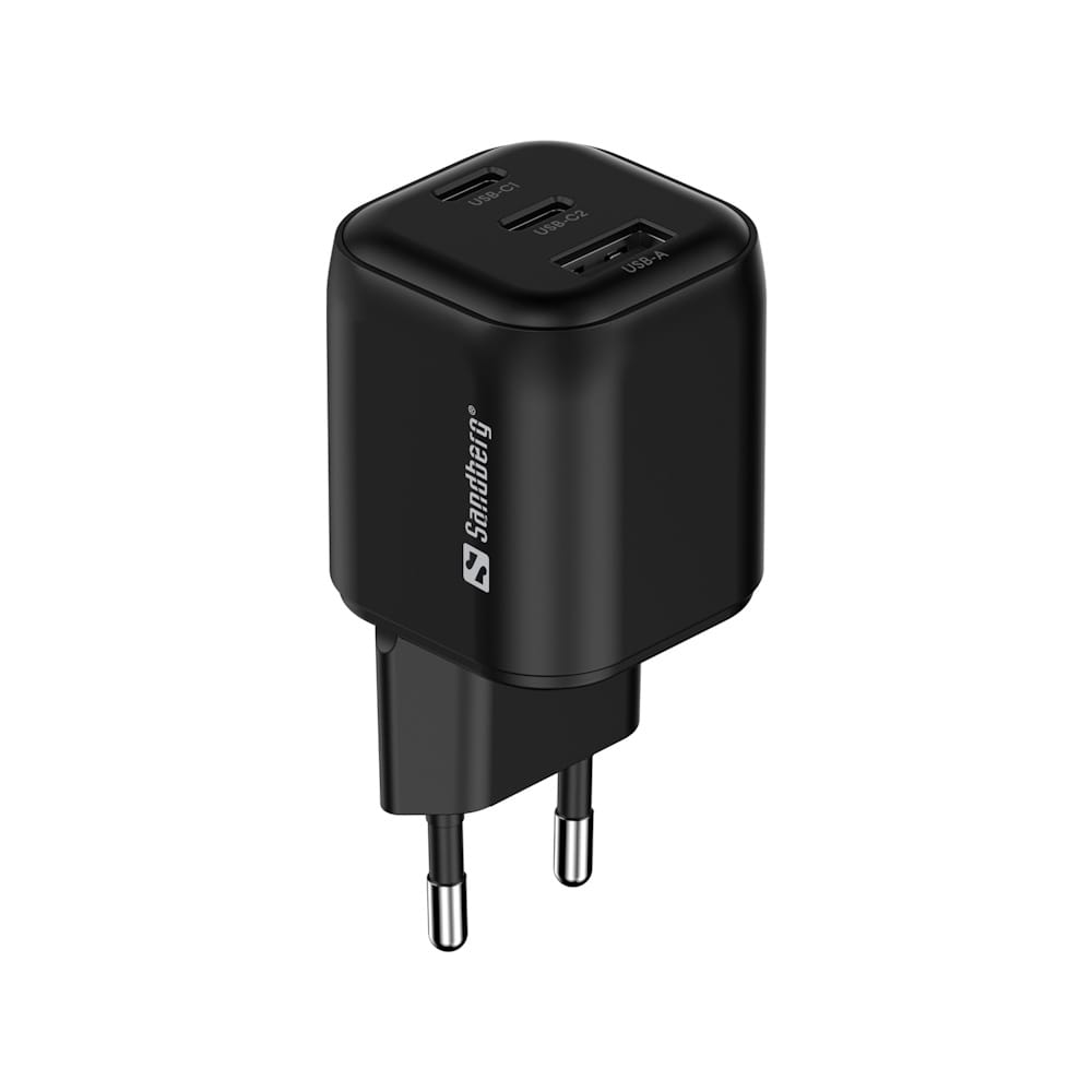 Sandberg USB-C Charger Nano 2C+1A 100W 4 Sandberg USB-C Charger Nano 2C+1A 100W 4