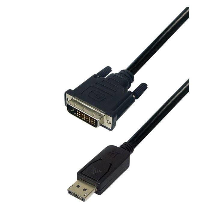 DisplayPort-DVI kaapeli 2m musta