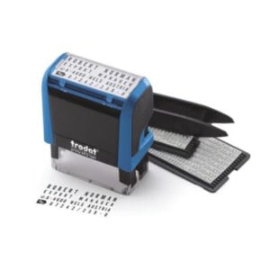 Trodat Typo Printy 4912 tekstileimasinsetti itseladottava