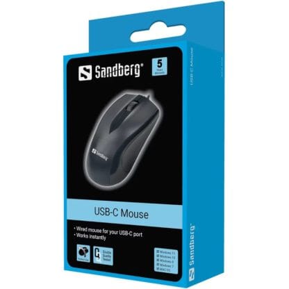 Sandberg langallinen USB-C hiiri 2