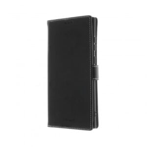 Insmat Samsung Galaxy S22 Ultra Black Flip -suojakotelo