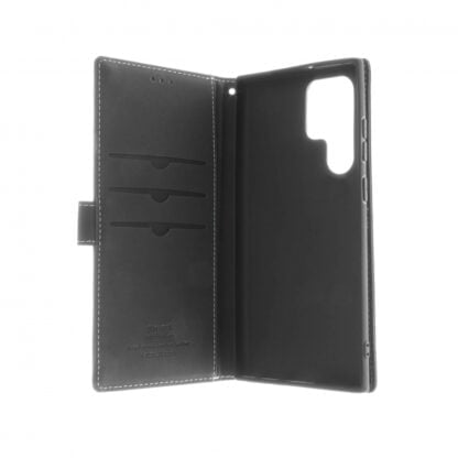 Insmat Samsung Galaxy S22 Ultra Black Flip -suojakotelo 4