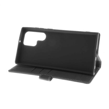Insmat Samsung Galaxy S22 Ultra Black Flip -suojakotelo 5