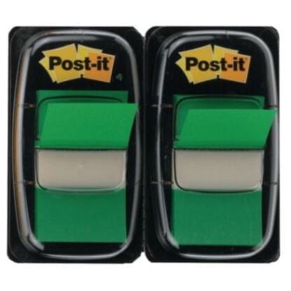 Post-it Index teippimerkki 25x44mm vihreä (2 nidettä) 3