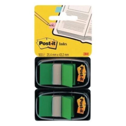 Post-it Index teippimerkki 25x44mm vihreä (2 nidettä) 2