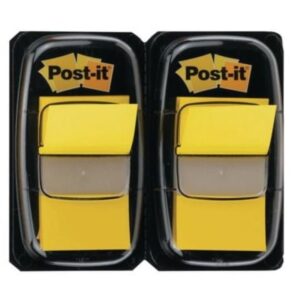 Post-it Index teippimerkki 25x44mm keltainen (2 nidettä)