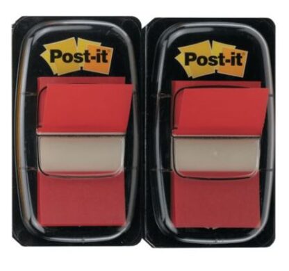 Post-it Index teippimerkki 25x44mm punainen (2 nidettä) 2