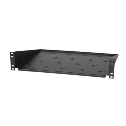 Hylly ATK-kaappiin L19*S370mm etukiinnitys musta 2