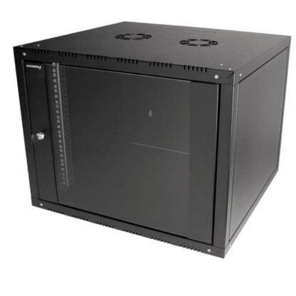 Gigamedia 19″ räkkikaappi 12U musta 2